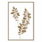 August Leaves Nature Vertical Canvas Print