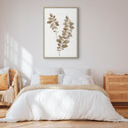 August Leaves Nature Vertical Canvas Print