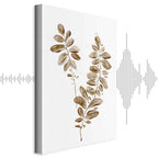 August Leaves Nature Vertical Canvas Print