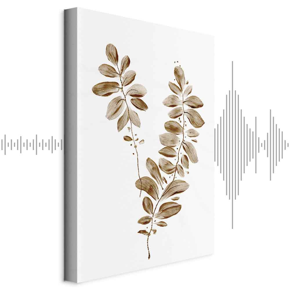 August Leaves Nature Vertical Canvas Print