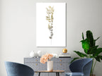 Stylish Canvas Print of Golden Branches for Modern Interiors