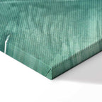 Tropical Flora Green Leaves Canvas Print