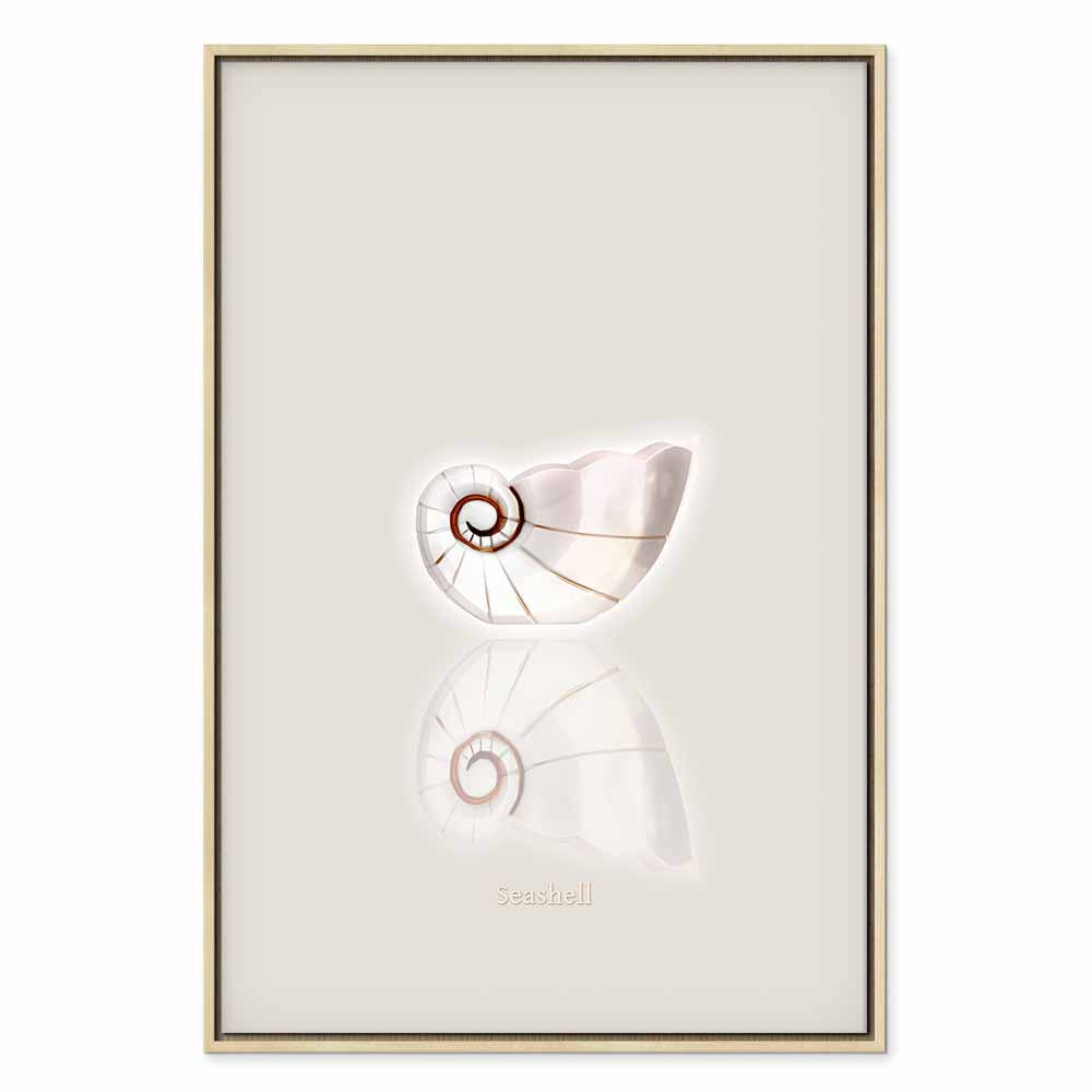 Ceramic Shell Abstract Sea Canvas Print