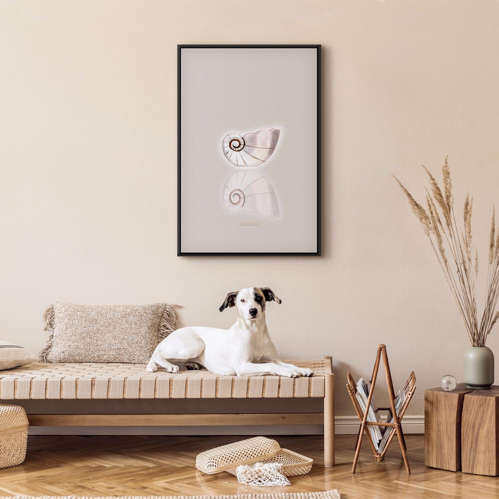 Ceramic Shell Abstract Sea Canvas Print