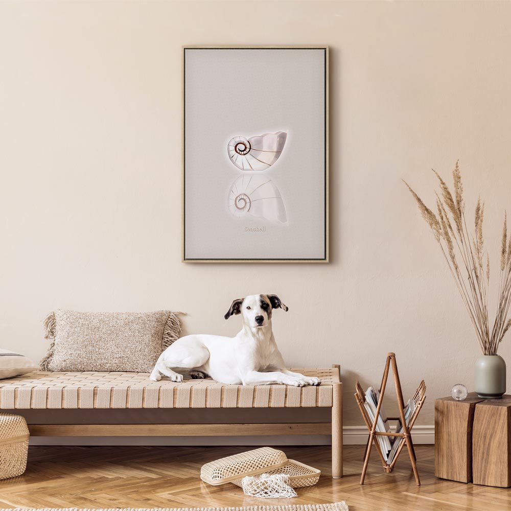 Ceramic Shell Abstract Sea Canvas Print