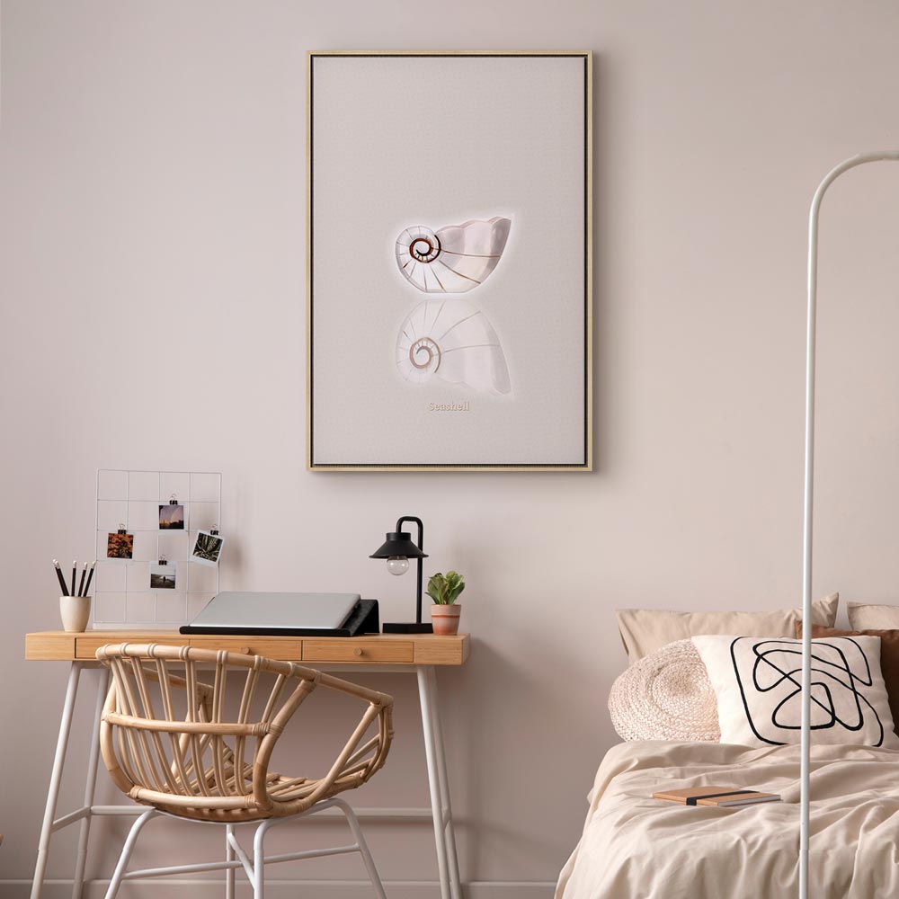 Ceramic Shell Abstract Sea Canvas Print