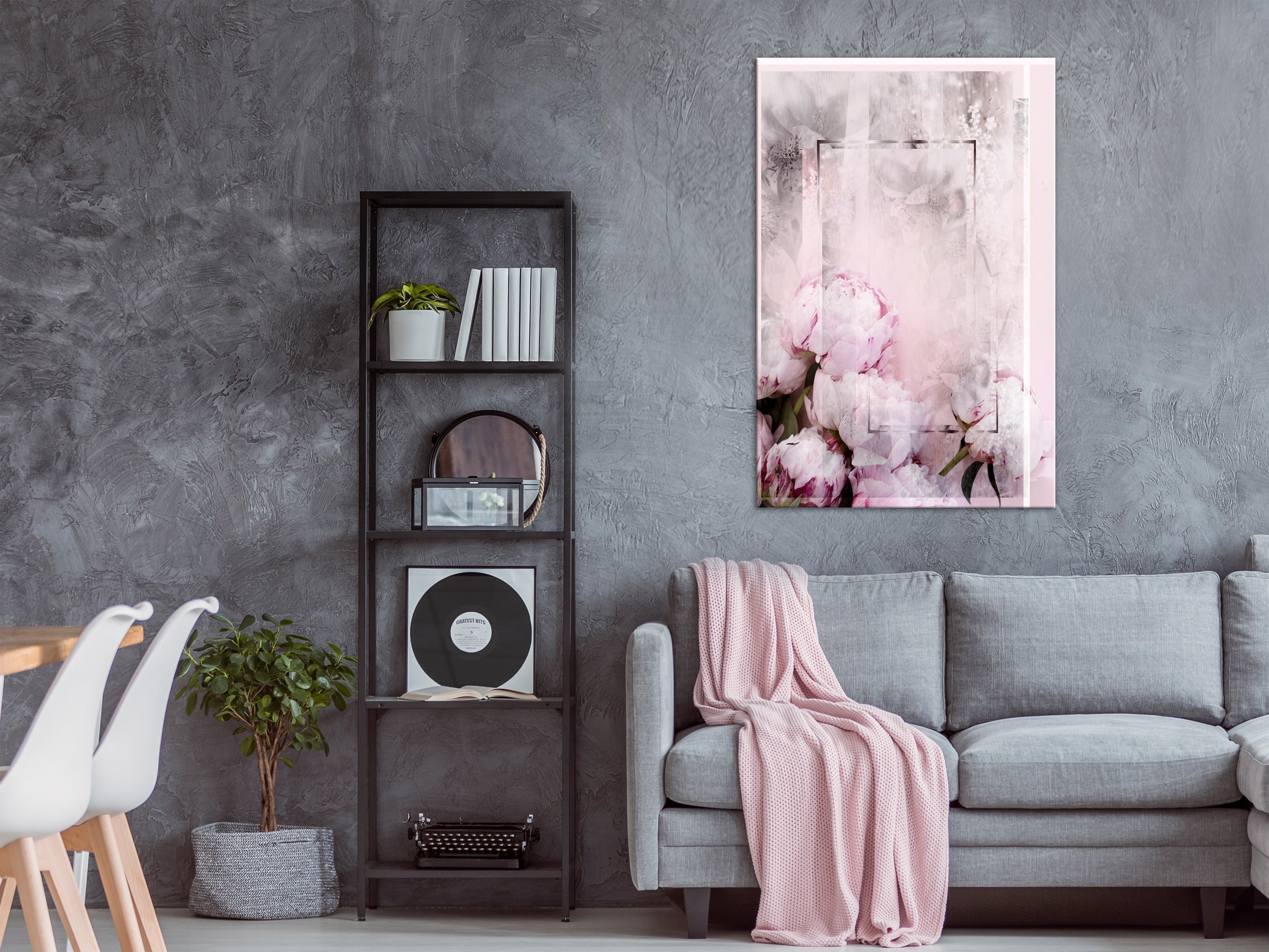 Premium Flower Canvas Print for Stylish Interiors