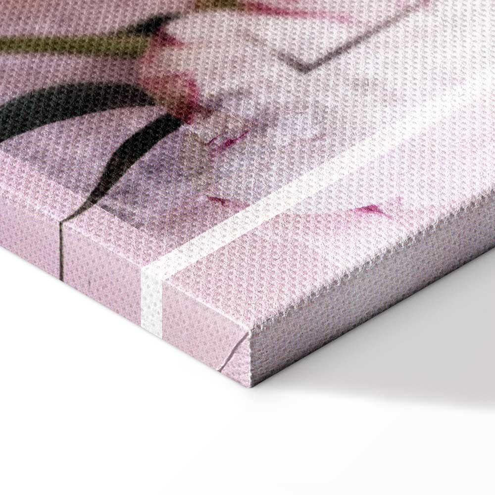 Spring Flower Texture Vertical Canvas Print