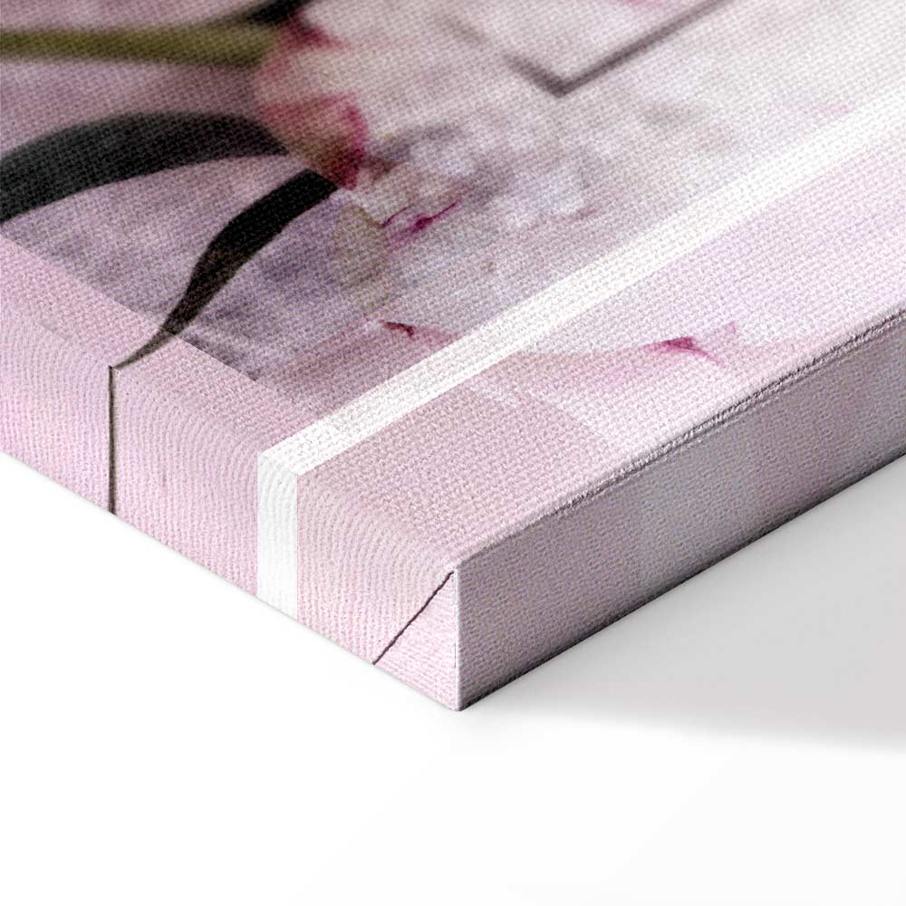 Spring Flower Texture Vertical Canvas Print