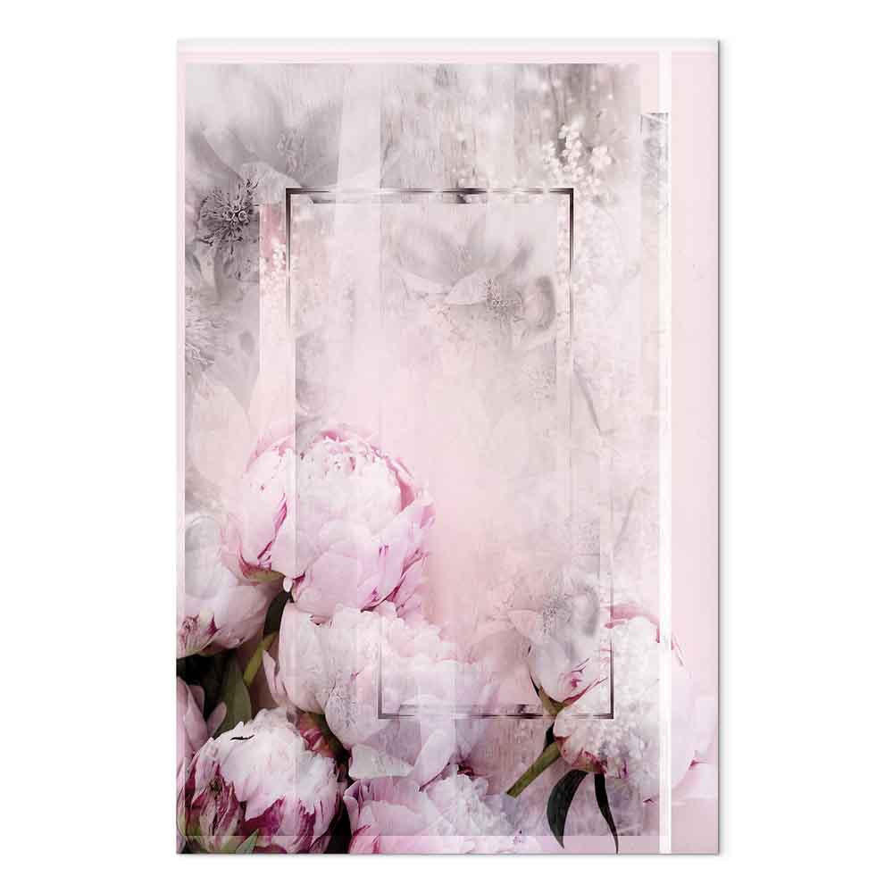 Spring Flower Texture Vertical Canvas Print