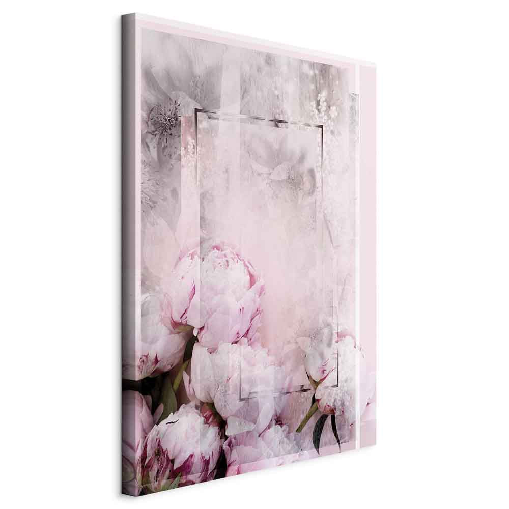 Spring Flower Texture Vertical Canvas Print