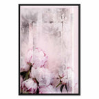 Spring Flower Texture Vertical Canvas Print