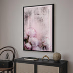 Spring Flower Texture Vertical Canvas Print