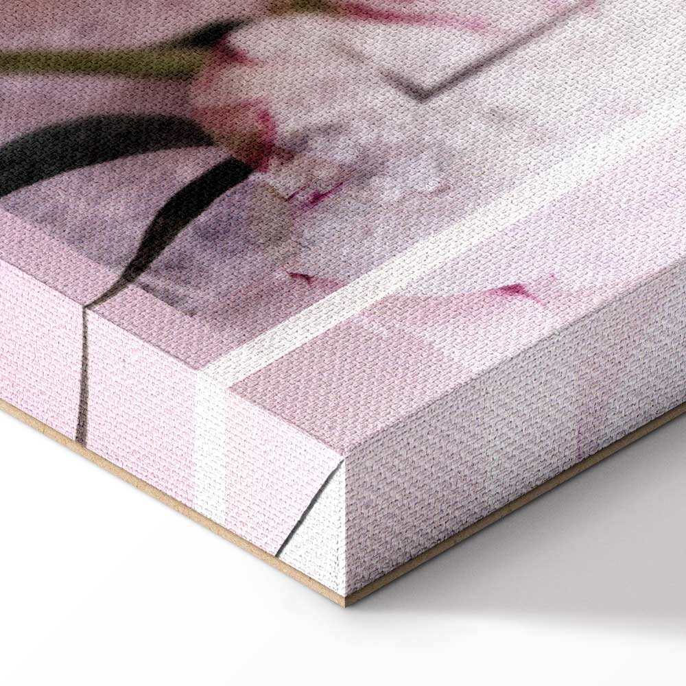 Spring Flower Texture Vertical Canvas Print