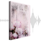 Spring Flower Texture Vertical Canvas Print