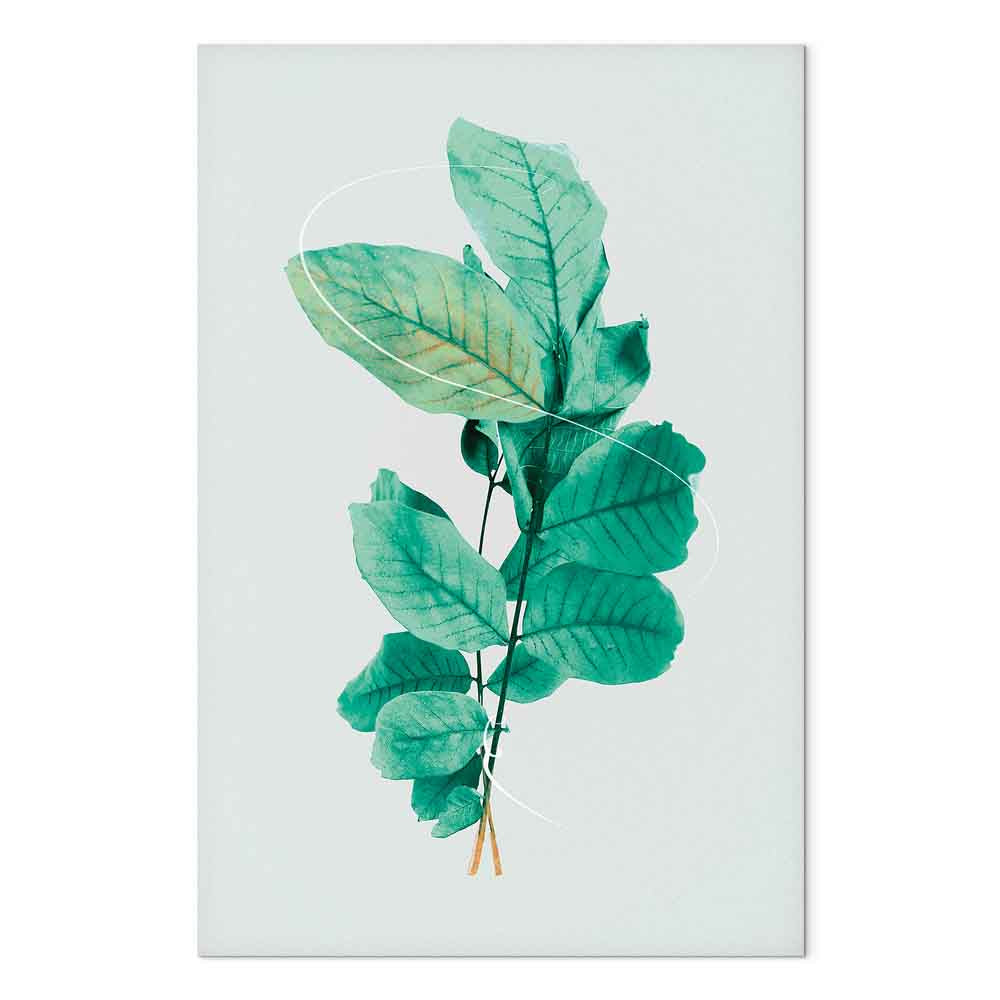 Mint Leaf Botanical Canvas Print