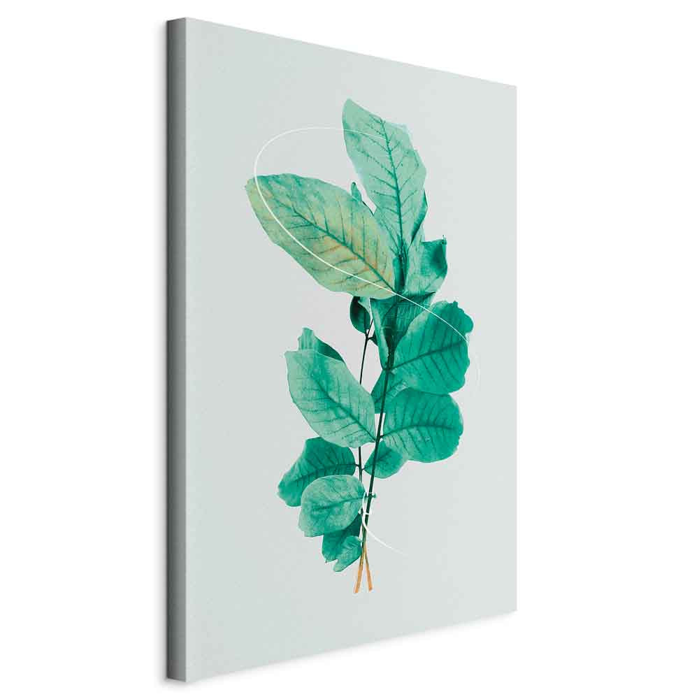 Mint Leaf Botanical Canvas Print