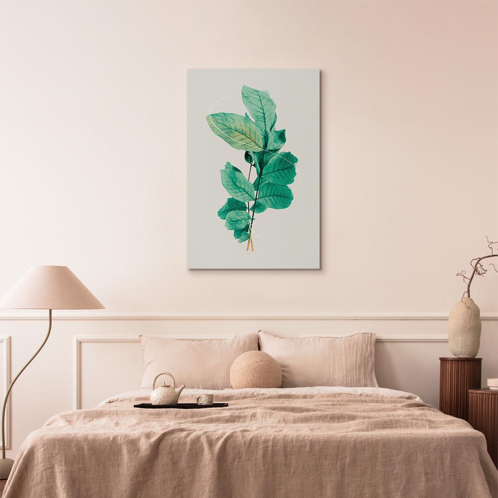 Mint Leaf Botanical Canvas Print