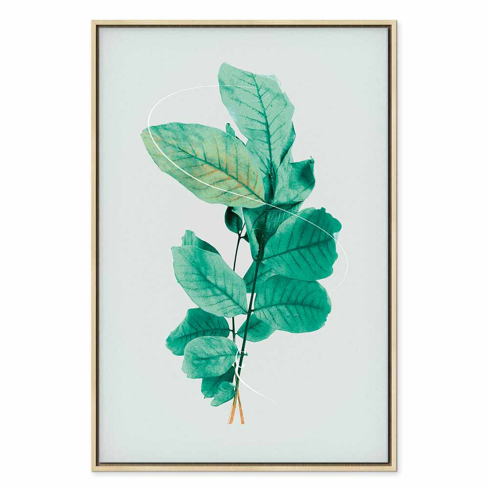 Mint Leaf Botanical Canvas Print