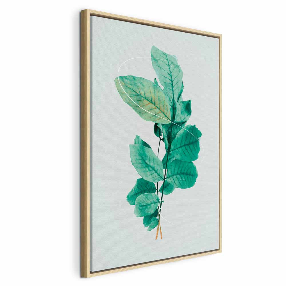 Mint Leaf Botanical Canvas Print