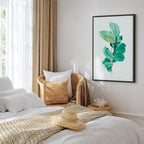 Mint Leaf Botanical Canvas Print