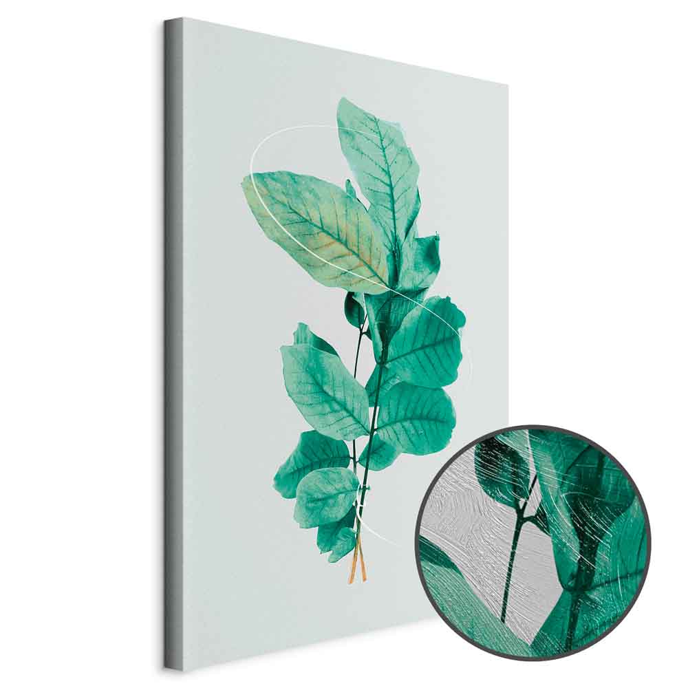 Mint Leaf Botanical Canvas Print