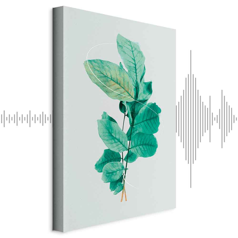 Mint Leaf Botanical Canvas Print