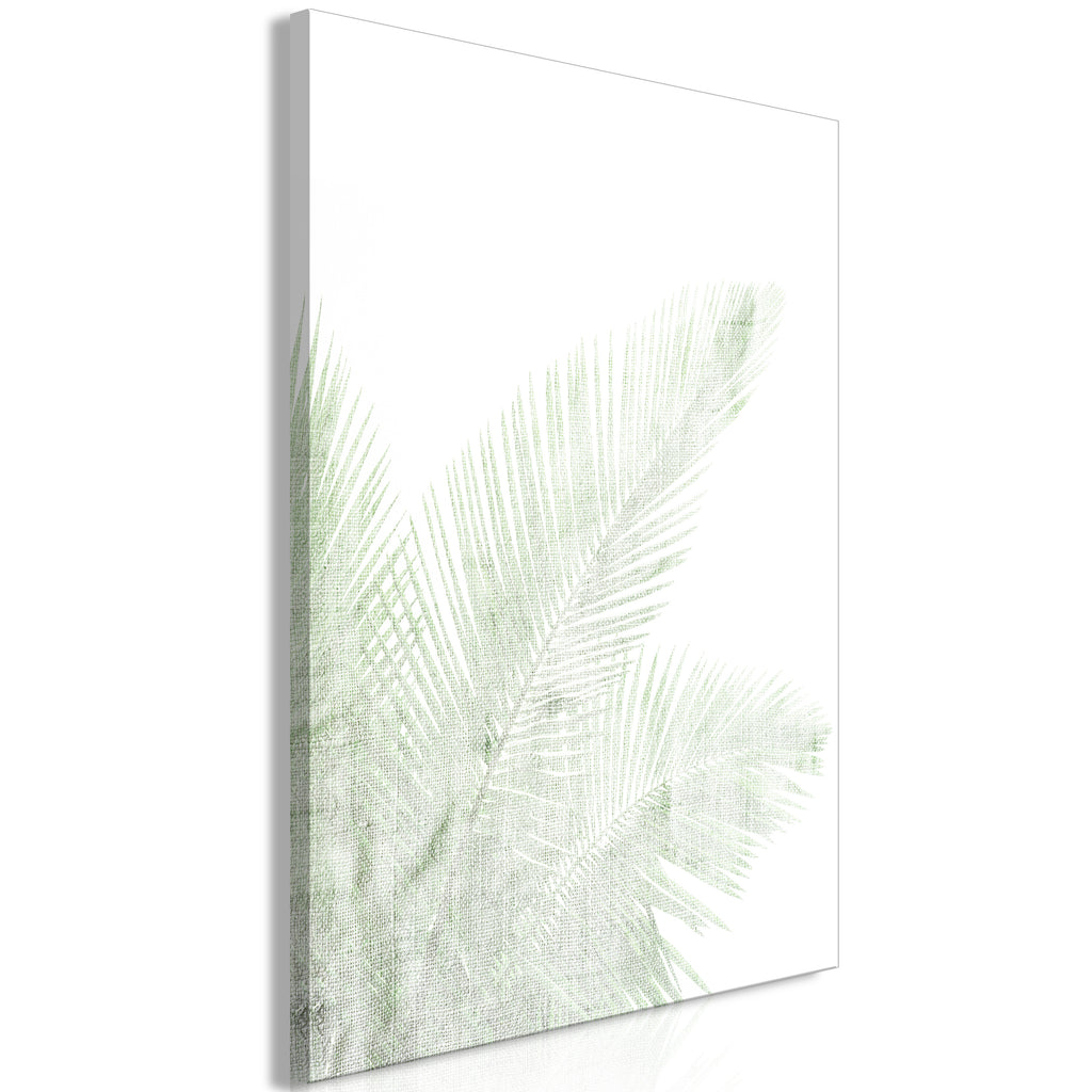 Leinwanddruck in Samtgrün – Atemberaubende Wandkunst