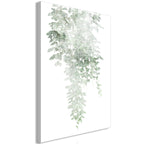 Stylish Canvas Print Featuring Green Cascade Design