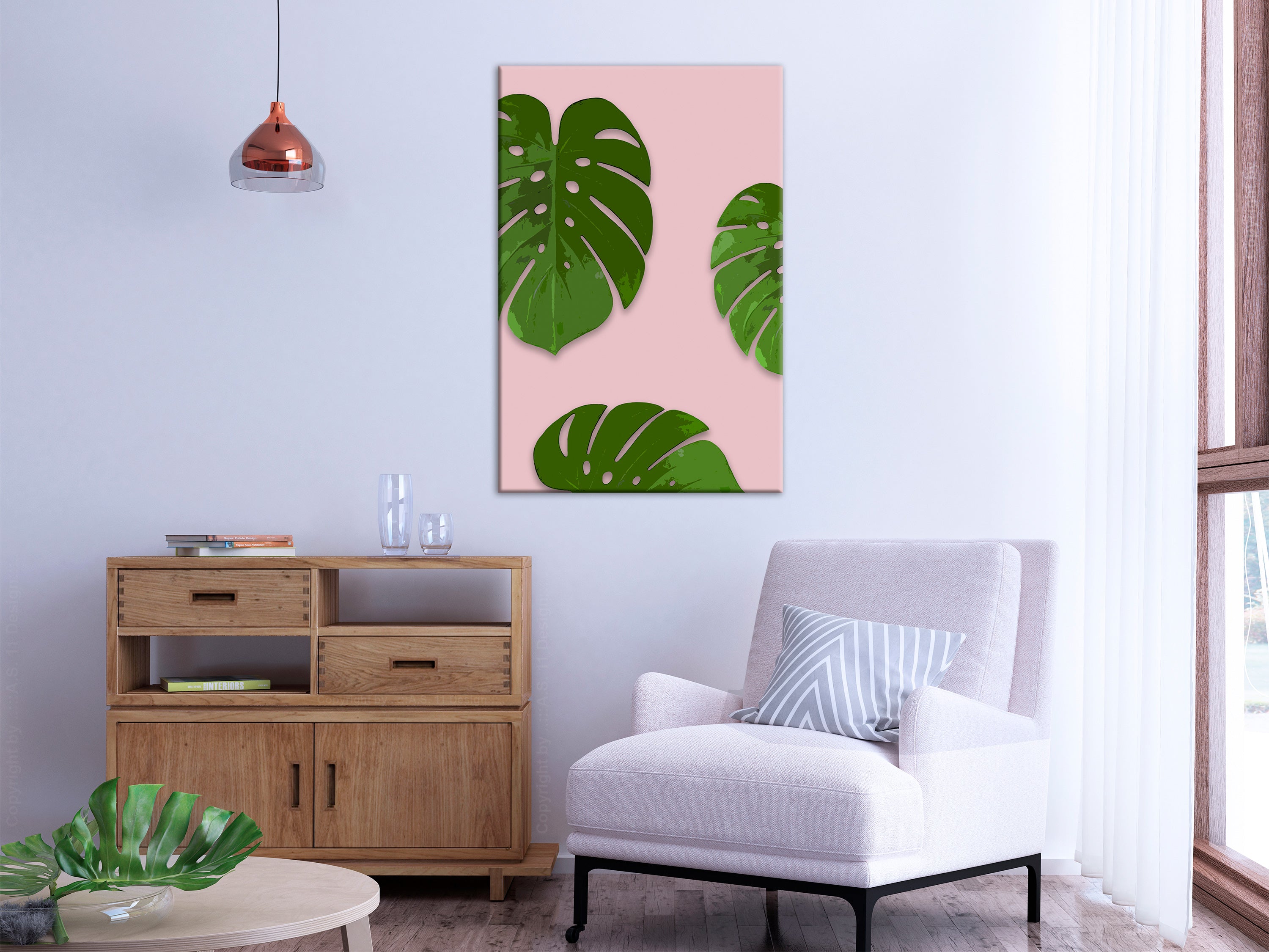 Stunning Canvas Art Prints Featuring Tropical Leaves