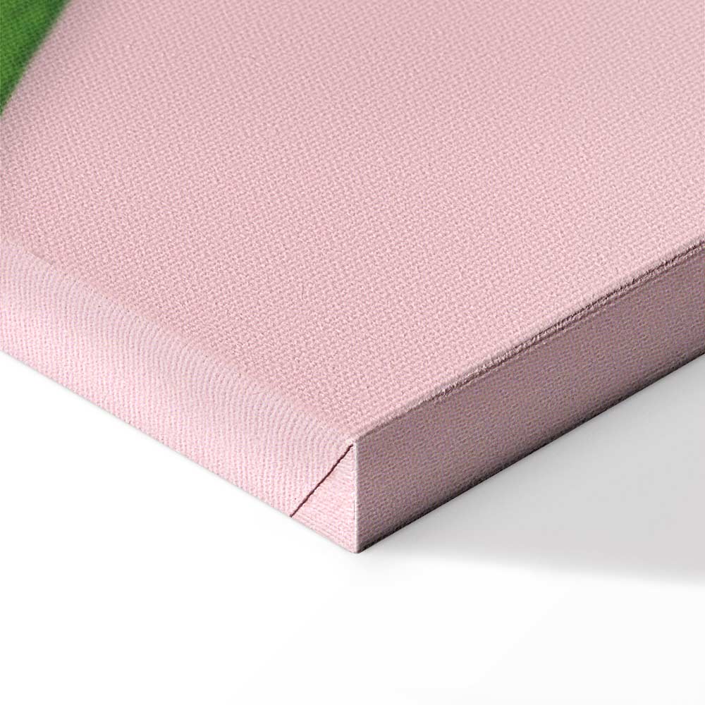 Tropical Leaf Fragment Vertical Canvas Print