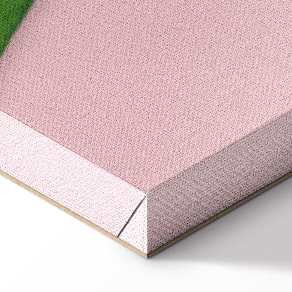 Tropical Leaf Fragment Vertical Canvas Print