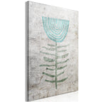 Inspirational Blue Lily Canvas Print for Modern Homes