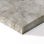 Blue Lily Abstract Floral Canvas Print