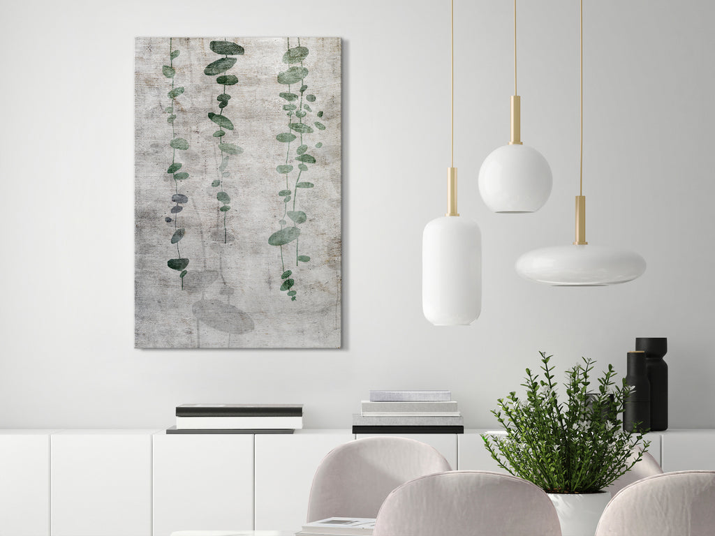 Beautiful Canvas Print Featuring Grapevine Leaves