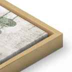 Grapevine Leaves Texture Vertical Canvas Print