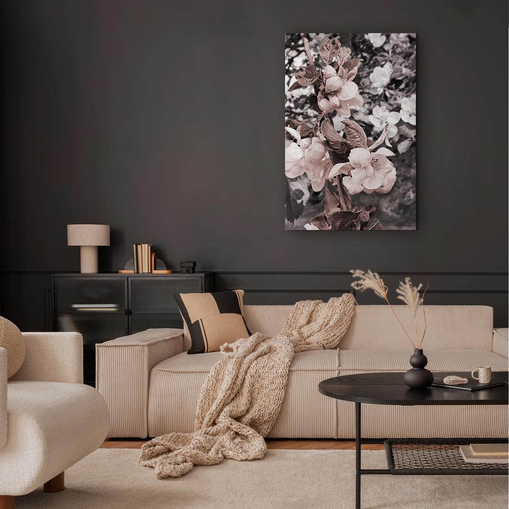 Balanced Nature Trees Vertical Canvas Print