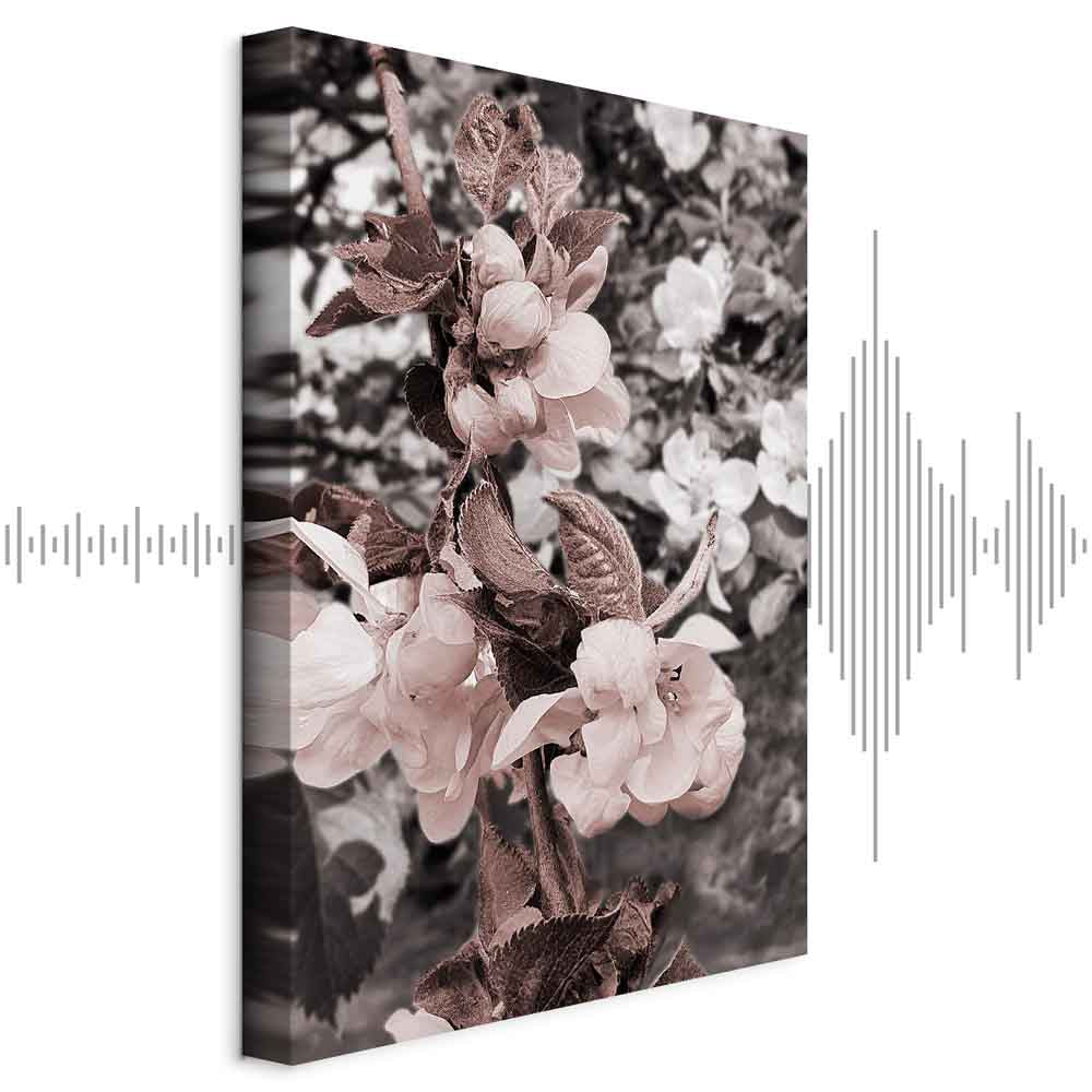 Balanced Nature Trees Vertical Canvas Print