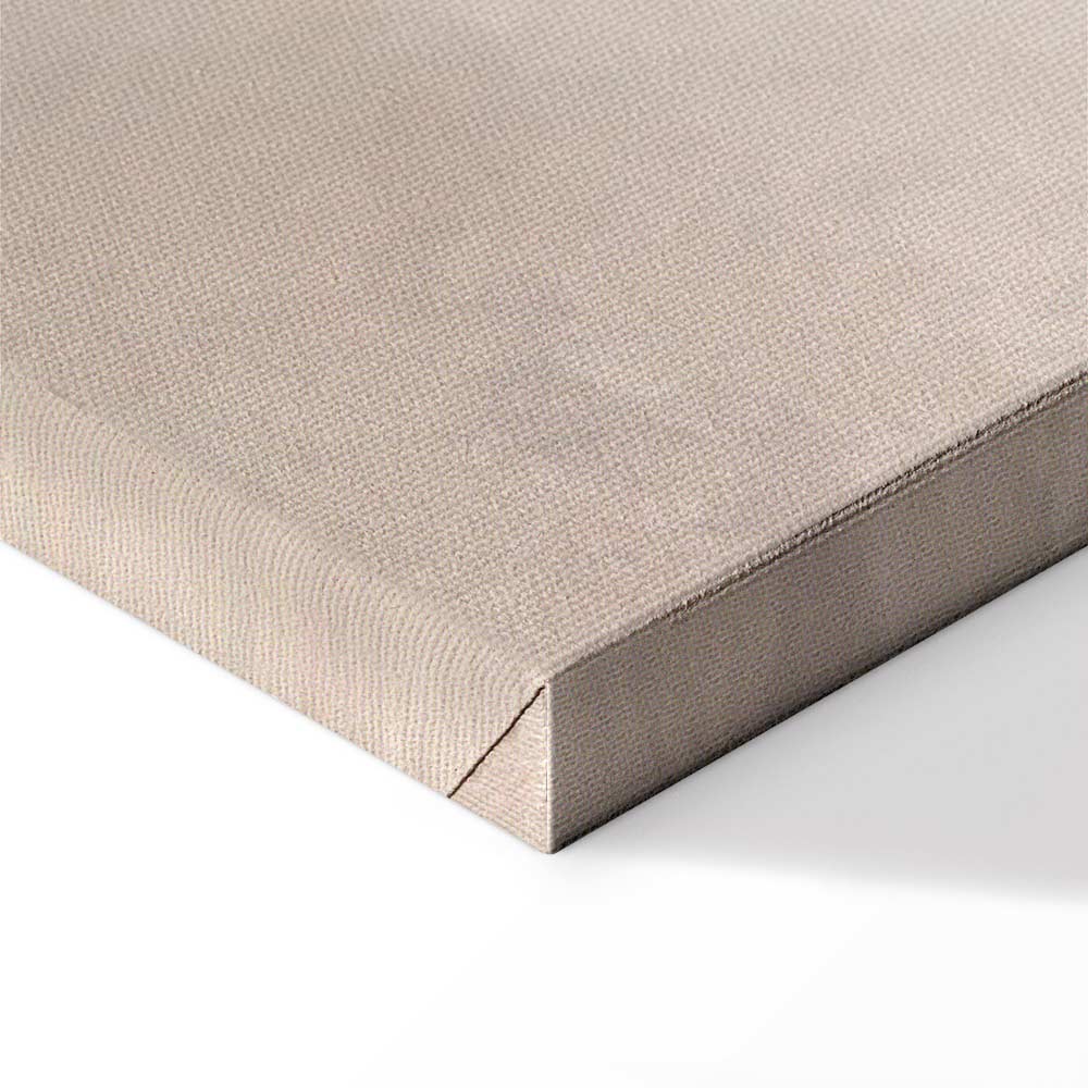 Ocean Water Leaves Vertical Canvas Print