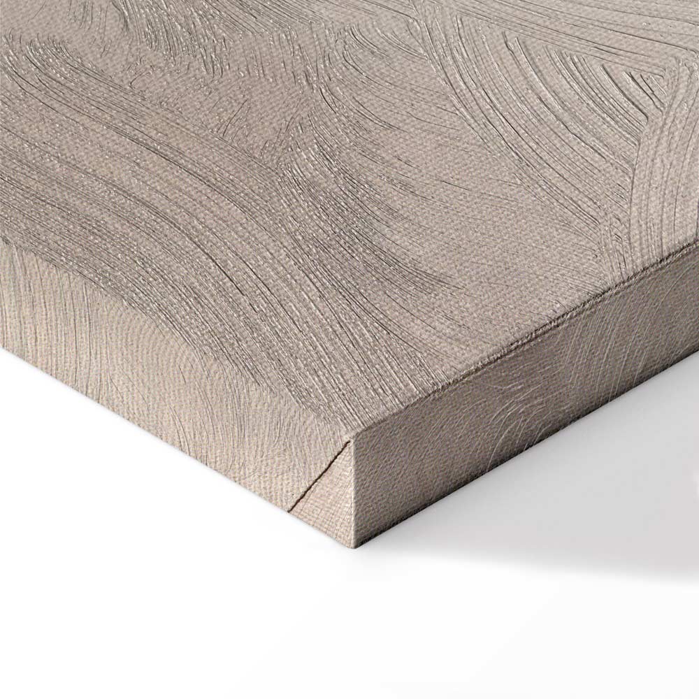 Ocean Water Leaves Vertical Canvas Print