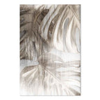 Rough Leaf Texture Nature Canvas Print