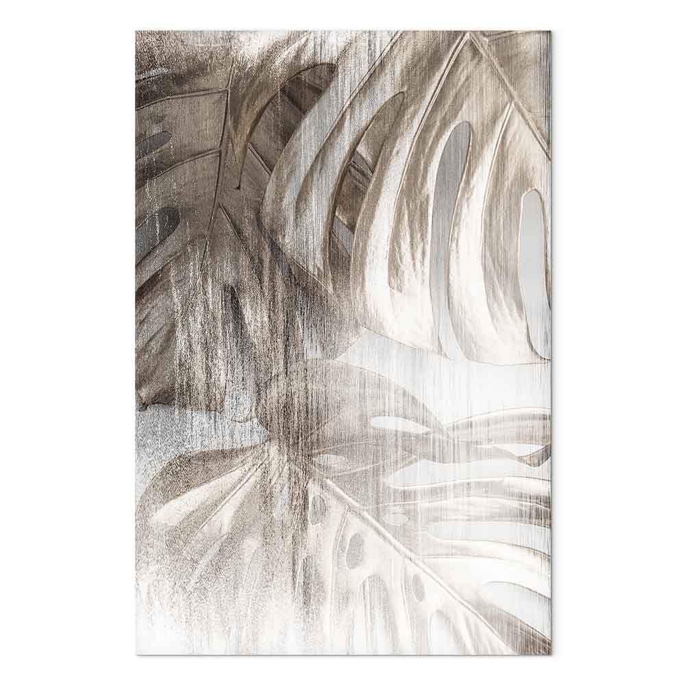 Rough Leaf Texture Nature Canvas Print