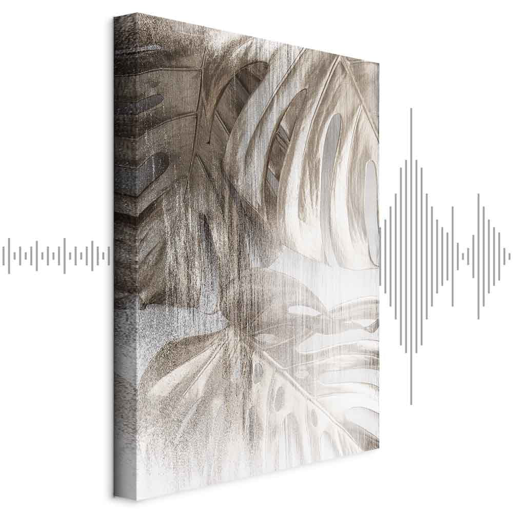 Rough Leaf Texture Nature Canvas Print