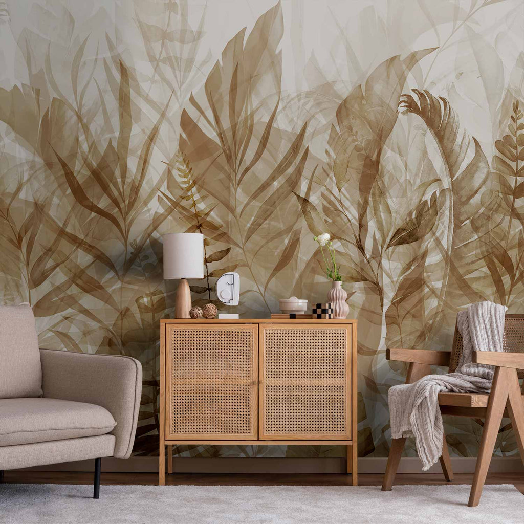 Magic Grove Brown Nature Wall Mural