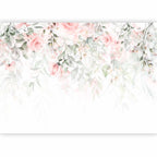 Rose Waterfall Floral Wall Mural