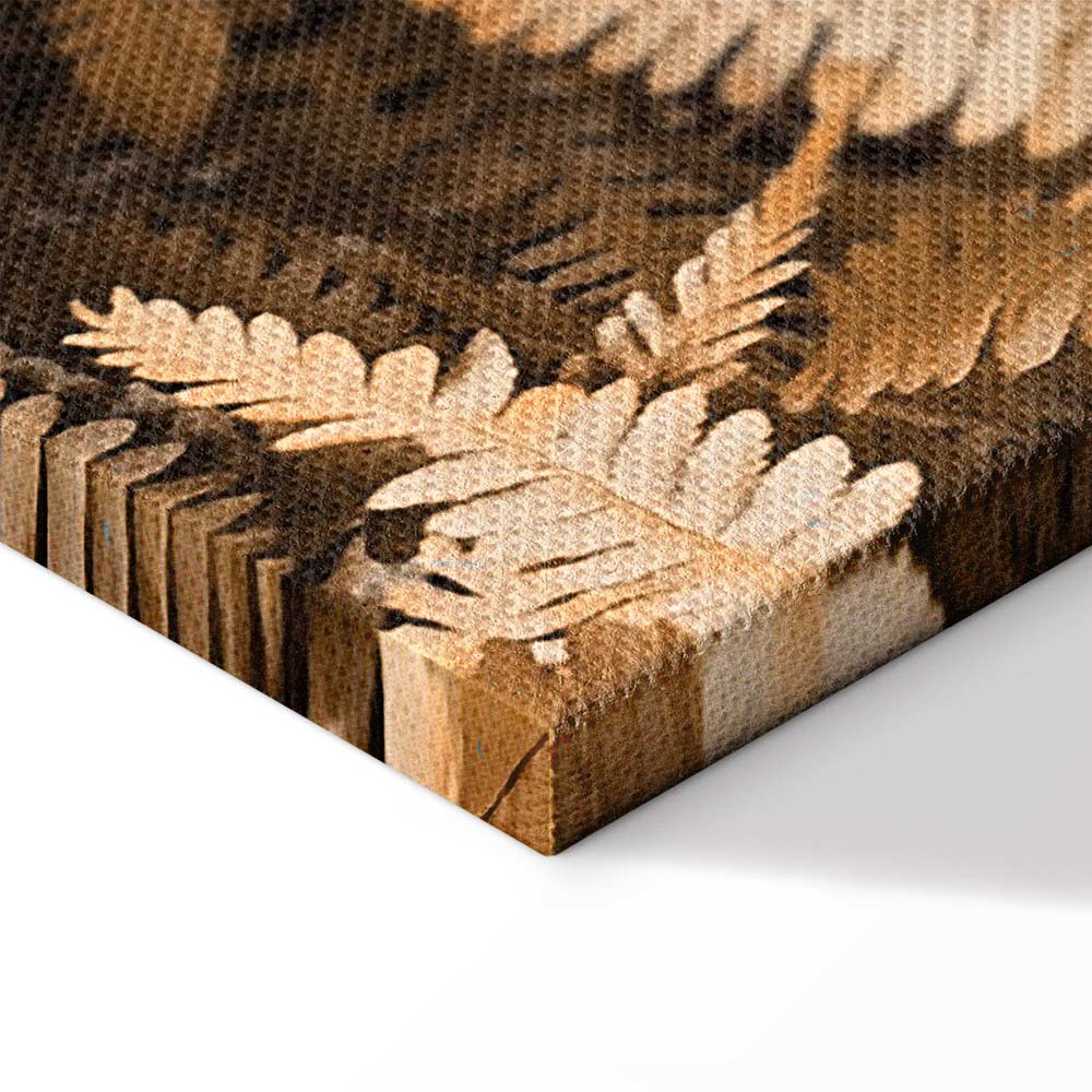 Mysterious Fern Nature Canvas Print