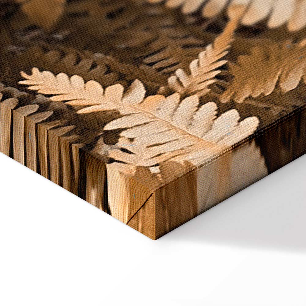 Mysterious Fern Nature Canvas Print