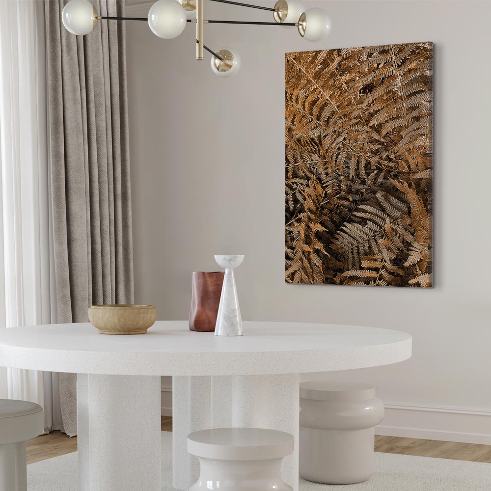 Mysterious Fern Nature Canvas Print