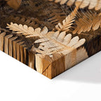 Mysterious Fern Nature Canvas Print