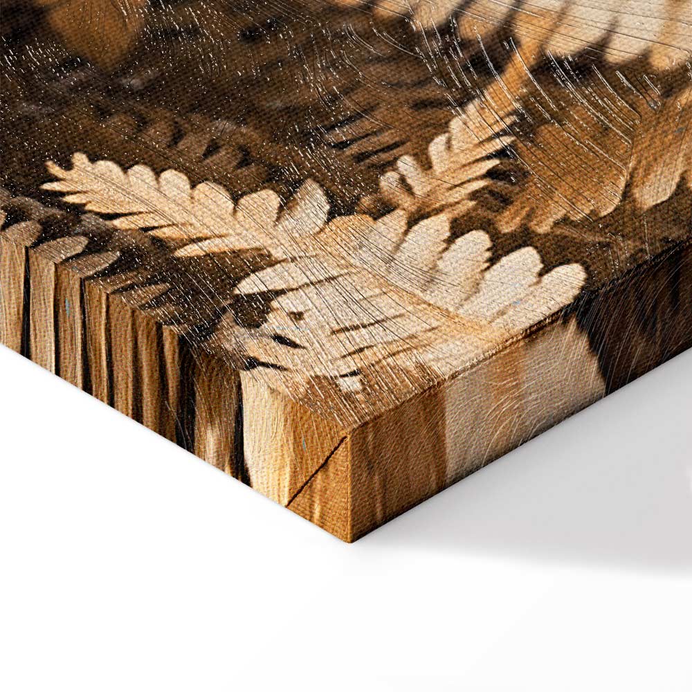 Mysterious Fern Nature Canvas Print